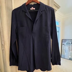 Lilly Pulitzer Navy Blouse